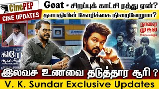 Why Goat Special Show cancel   Thalapathy Vijays request Will it be fulfilled Cinepep Updates [upl. by Vinaya745]