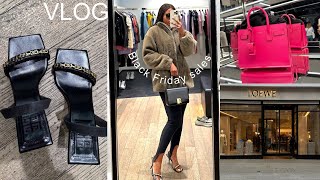 COME LUXURY SHOPPING WITH ME in BICESTER VILLAGE  Prada Valentino Gucci Off white Loewe YSL [upl. by Debera532]