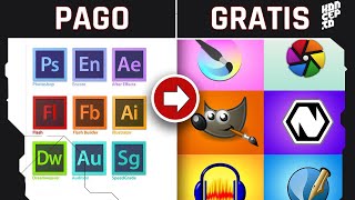 Las MEJORES Alternativas GRATIS a PROGRAMAS de ADOBE [upl. by Ecneps]