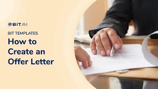 How to Create an Offer Letter  Bitai [upl. by Willow738]