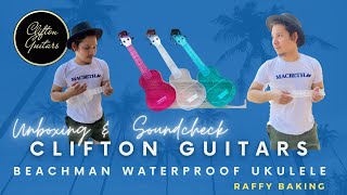 Beachman Waterproof 21 Ukulele by Clifton UnboxingReview and Soundcheck Lazada  Shopee [upl. by Darnall]