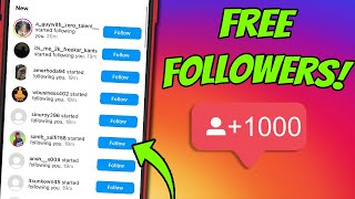 How to Increase Followers on Instagram  Free Instagram Followers Android iOS [upl. by Etterual]