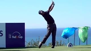 松山英樹選手 Hideki Matsuyama Hybrid Shot 2019 Farmer Insurance Open [upl. by Massey]