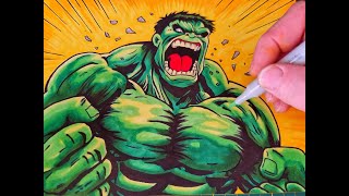 comment dessiner hulk [upl. by Burkhardt]