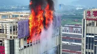 Worlds Largest HighRise Firefighting Drill  Newsflare [upl. by Einra]