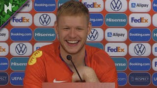 Aaron Ramsdale laughs as microphone fails after San Marino 010 England  Arsenal keeper interview [upl. by Katzman]