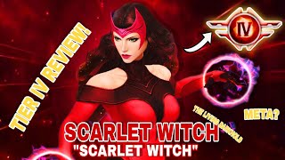 Scarlet Witch Tier4 Build Guide Rotation WBL amp ABXABL Test I Marvel Future Fight [upl. by Forelli]