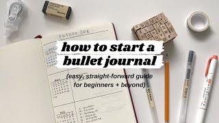 how to start a bullet journal  the ultimate guide for beginners and beyond [upl. by Hyman]