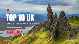 10 Most Beautiful Natural Wonders in the UK  4K Travel Video [upl. by Llesig]