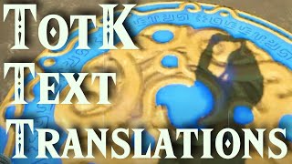 I Translated the InGame Texts to English in TotK [upl. by Nwotna]