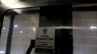 Lovely Elevator at Haymarket MBTA Station To Green Line Platform Boston MA [upl. by Dnalyar]