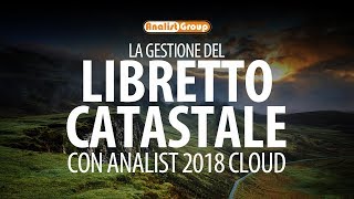 Da Analist a Pregeo gestione del Libretto Catastale [upl. by Adena243]