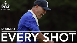 Brooks Koepka  Every Shot from the Final Round of the 2019 PGA Championship at Bethpage Black [upl. by Jobina]