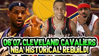 LEBRON JAMES FIRST SUPER TEAM 20062007 CLEVELAND CAVALIERS REBUILD NBA 2K18 MY LEAGUE [upl. by Norreht]