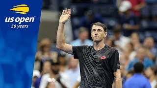 John Millman Delivers Stunning Defeat of Fivetime Champion Roger Federer [upl. by Emmalynn883]