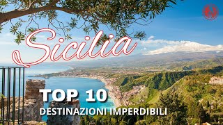 Top 10 Sicilia i Posti e Luoghi più Belli da Visitare [upl. by Aronaele]