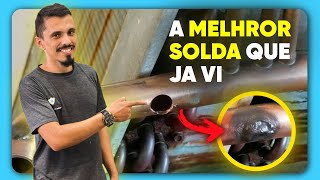 Como fazer uma solda no tubo de cobre [upl. by Aivan]