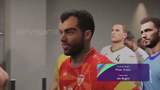 North Macedonia vs Bulgaria  UEFA Nations League 2022  PES 21 [upl. by Arnold]