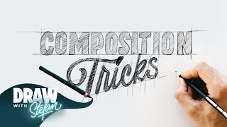 3 Easy Lettering Layout Compositions Tricks  Stefan Kunz [upl. by Ahsilahk]