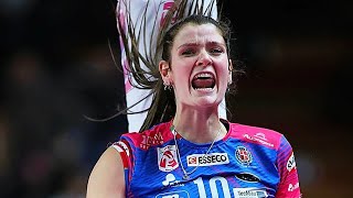 Splendid Cristina Chirichella MVP in Perugia  Novara  Lega Volley Femminile 202223 [upl. by Ayocat]