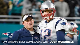 Josh McDaniels Breaks Down Tom Bradys Best Comebacks  Patriots [upl. by Anihpesoj]