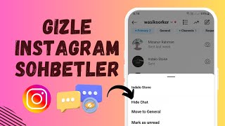 Instagram Sohbetlerini Silmeden Nasıl Gizleyebilirsiniz 2024  Instagramda mesajı gizleyin [upl. by Nylarahs]