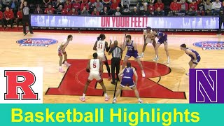 Northwestern vs Rutgers Basketball Game Highlights Feb 15 2024 [upl. by Gavriella]