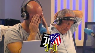 La noche MÁS DURA para los atléticos  Reacción de Petón y Miró con la narración de Rubén Martín [upl. by Tnemelc424]