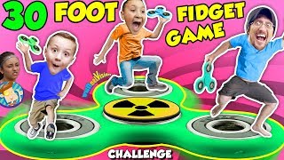 30FT GIANT FIDGET SPINNER GAME Challenge [upl. by Assert]