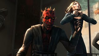 Darth Maul ends Satine Kryze 4K HDR  Star Wars The Clone Wars [upl. by Ieppet]