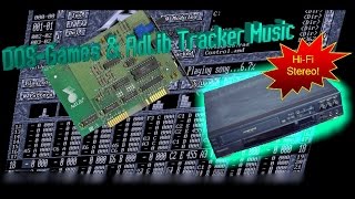 DOSgames and AdLib Tracker Music HiFi Stereo [upl. by Ynaffyt]