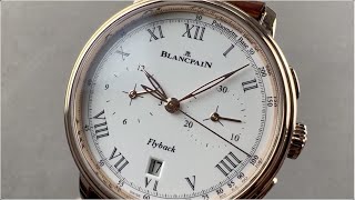 Blancpain Villeret Chronographe Flyback Pulsomètre 6680F363155B Blancpain Watch Review [upl. by Karissa853]