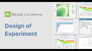 Minitab Statistical Software Design of Experiment [upl. by Moscow]