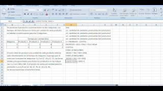 Solución de problema de Programación Lineal con Solver de Excel [upl. by Sedecrem46]