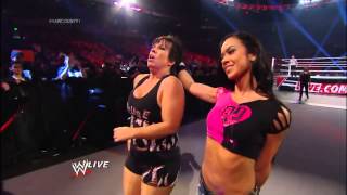 Vickie Guerrero vs AJ Lee Raw [upl. by Nancee]