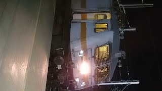 12968 MGR CHENNAI CENTRAL SF EXPRESS FULL TRAIN NAME JP MADRAS EXPRESS ENGINE EXCHANGE WAP7 🚂🚂🚂🚂🚂 [upl. by Cleary]