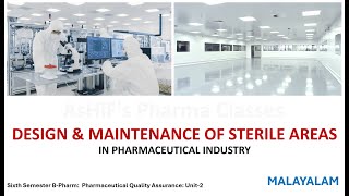 PREMISES Part 3 Design and Maintenance of Sterile Areas in Pharmaceutical Industry [upl. by Marduk654]