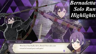 Bernadetta Solo Run Livestream Highlights  Fire Emblem Three Houses HardClassic [upl. by Naras105]