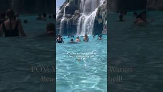 Feel the thrill at Volcano Bay Watch the waves at Waturi Beach VolcanoBay FamilyFun shorts [upl. by Certie]