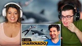 SHARKNADO  Os Piores Filmes do Mundo otaviouga REACT [upl. by Sibylla]