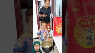 BERAS MAMAK HABIS 萌娃 xionghaizi mengwa mengbaby mengxiaomibao [upl. by Retep]