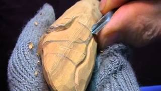 Woodcarving An Eagle Head [upl. by Opportina]