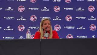 WNBA playoffs Indiana Fever coach Christie Side says she was asleep when team clinched spot [upl. by Elise]