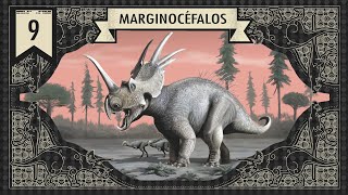 DINOSSAUROS CERATÓPSIOS E PAQUICEFALOSSAUROS MARGINOCÉFALOS [upl. by Arreyt]