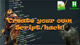 How to make your own Scripthack In any game AHK Tutorial [upl. by Ecitsuj474]