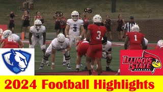 Eastern Illinois vs Illinois State Football Game Highlights 9 21 2024 [upl. by Doty]