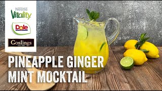 Pineapple Ginger Mint Mocktail [upl. by Mloc]