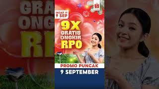 9 September Promo Puncak Shopee 99 Super Shopping Day Belanja Sekarang Juga [upl. by Snow]