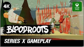 Bloodroots Xbox Series X 4K Gameplay and Outtakes  No Commentary [upl. by Ahsiel]