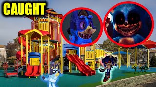 WE CAUGHT CURSED BLUEY amp SONICEXE AT THE PARK WHAT HAPPENS NEXT IS SCARY [upl. by Arela]